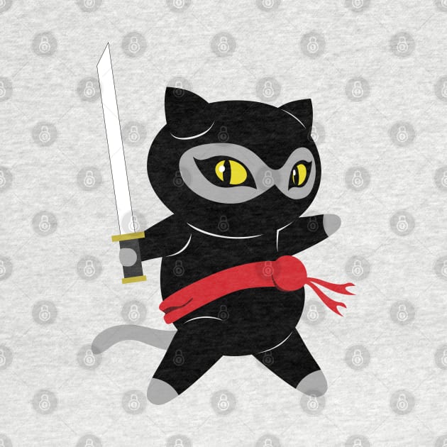 Ninja Cat Swordsman! by The Toku Verse